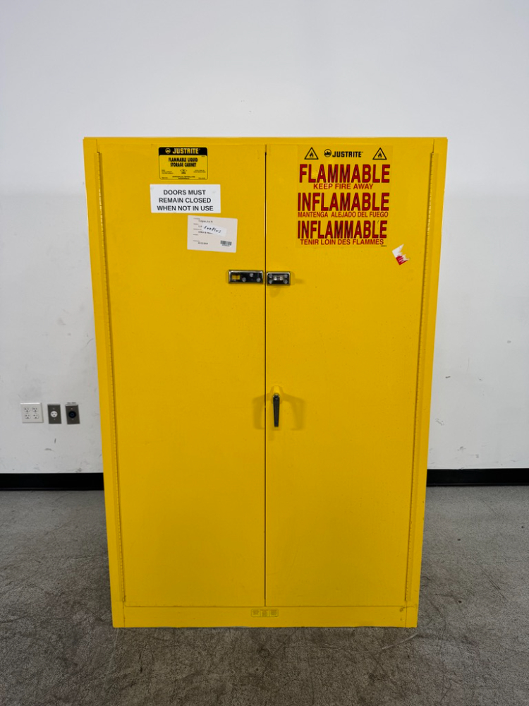Image of Justrite 45 Gallon Flammable Liquid Storage Cabinet